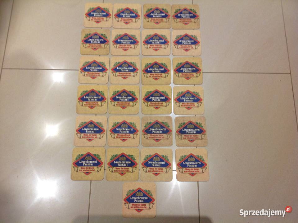 Stara Podkładka pod Piwo Lwenbrauerei Passau 25 lubuskie Nowa Sól