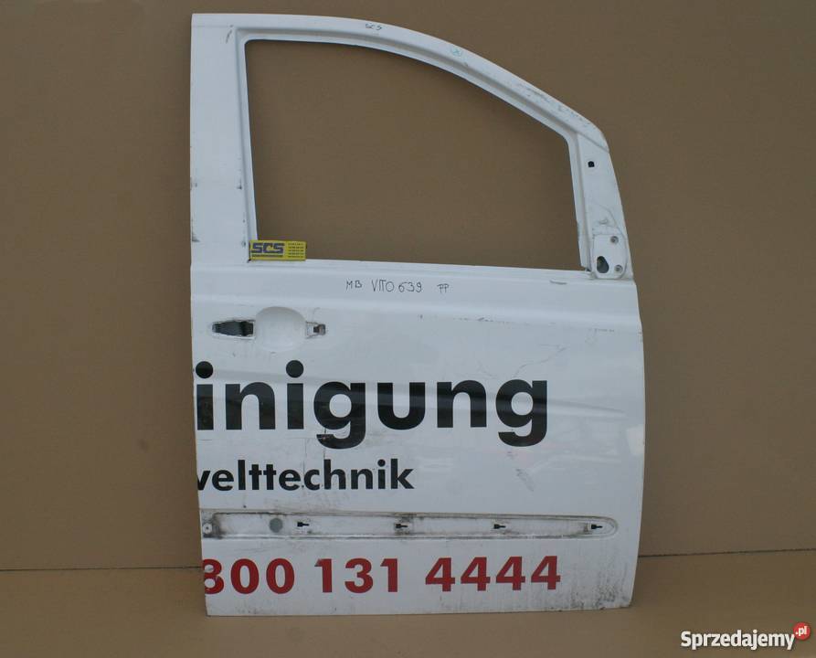 MERCEDES VITO W639 DRZWI PRAWY PRZÓD Bieleń sprzedam