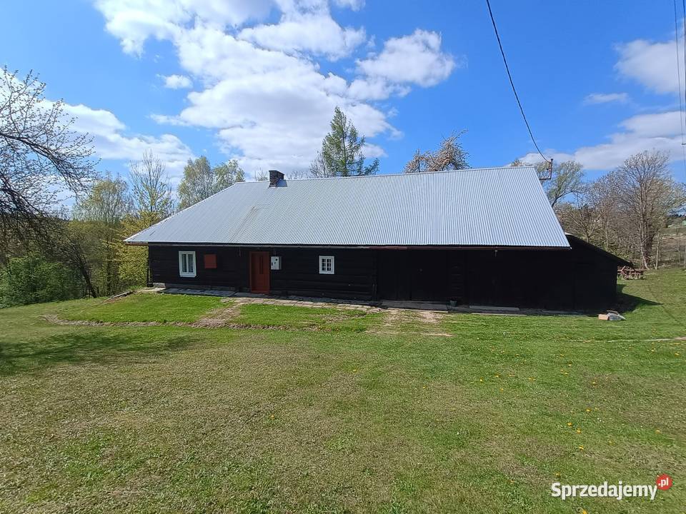 Dom drewniany do zamieszkania działka 24ary Malinówka