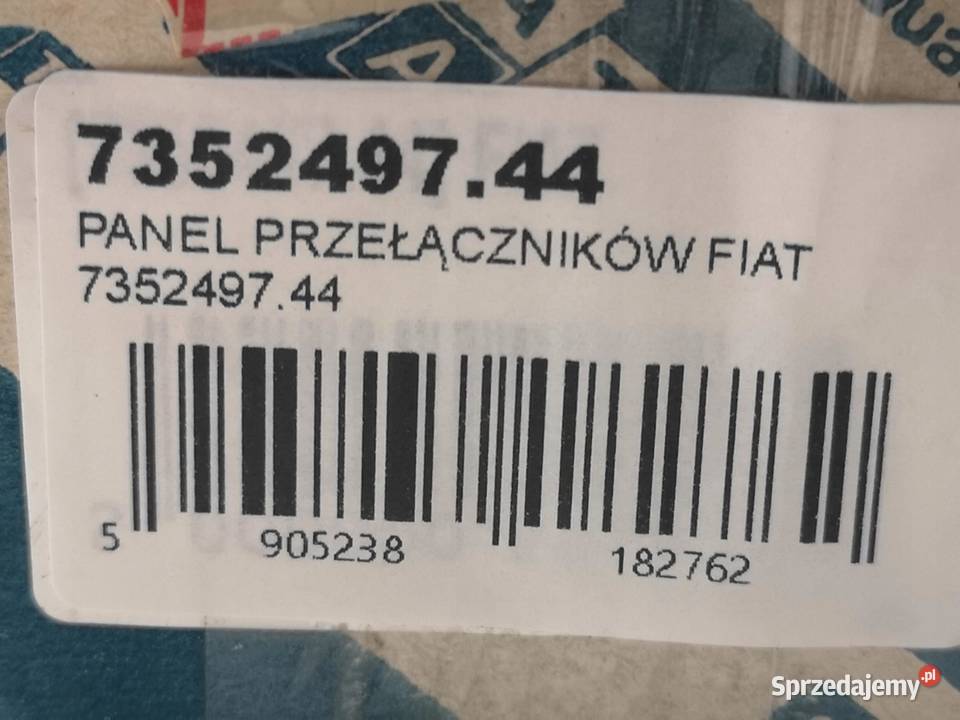 PANEL STEROWANIA CENTRALNY FIAT BRAVO I 19982001 osobowe