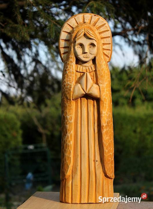 Święta Maria matka Jezusa rzeźba ludowa Gniezno
