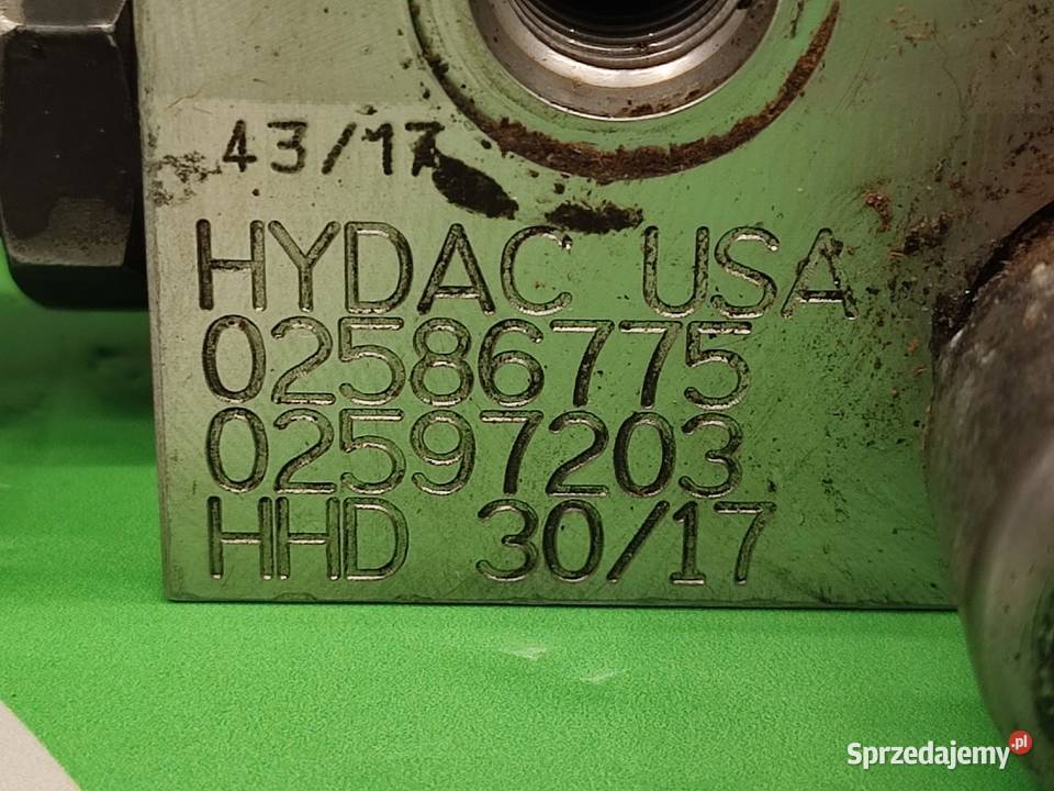 Blok hydrauliczny HYDAC 02586775 02597203 HHD Części maszyn i innych pojazdów Wilkowo