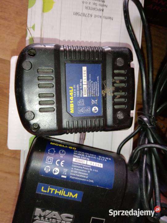 zestaw startowy Mcalister 144 V liion Aku Mińsk Mazowiecki sprzedam