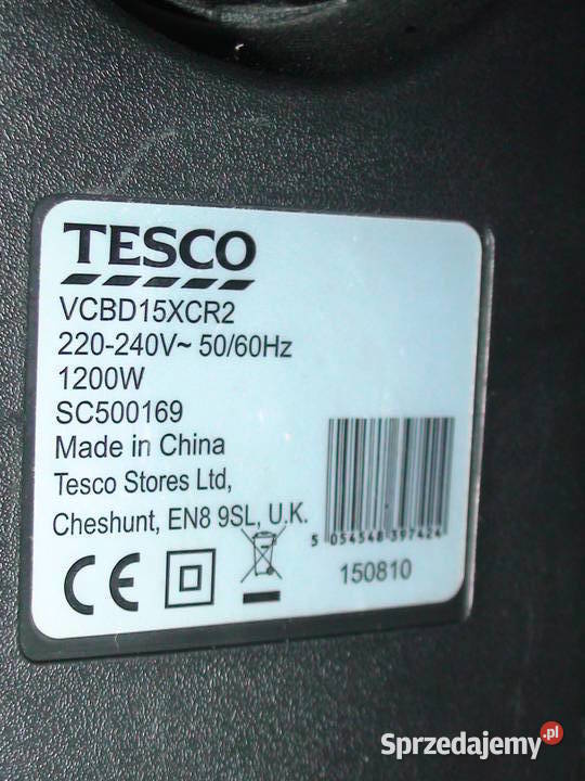 Odkurzacz TESCO VCBD15XCR2 1200W Sprawny GW 7 Knurów