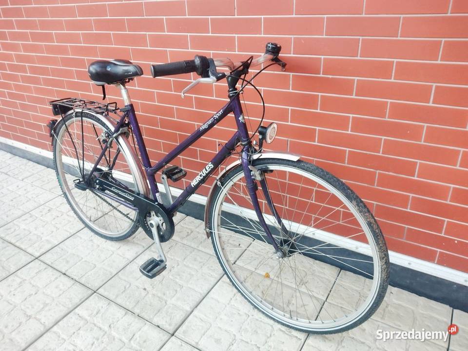 rower damka FIOLETOWA HERCULES koła 28 Wrocław