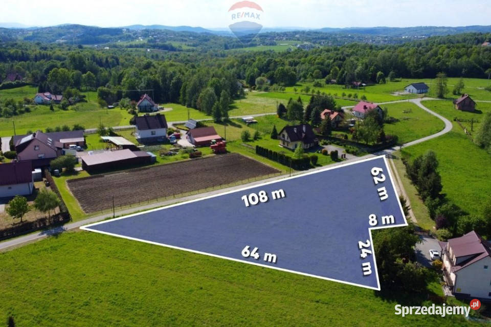 DZIAŁKA BUDOWLANA 2900 m ŁOMNA NOWY WIŚNICZ Nieruchomości