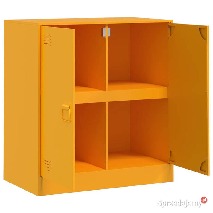 Szafka boczna musztardowa 67x39x73 stalowa Warszawa