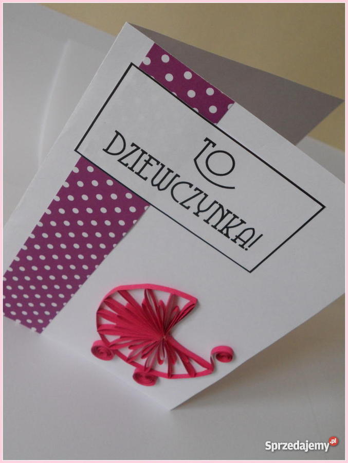 Kartki okolicznościowe chrzest narodziny urodzin Rękodzieło Olsztyn