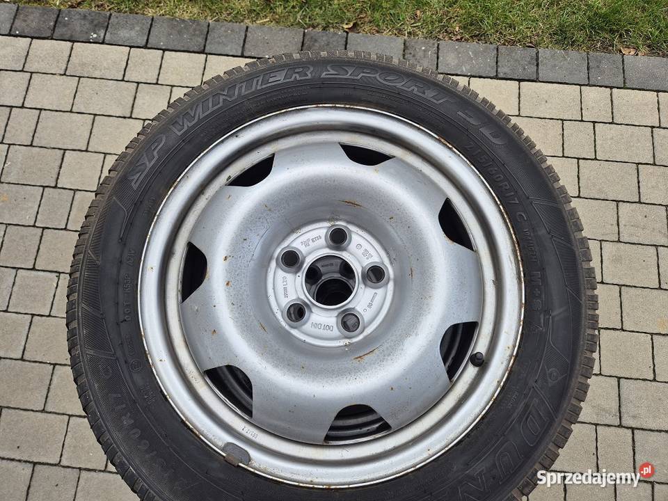 Komplet kół zimowych do VW T5 T6 rozmiar opon Ząbkowice Śląskie sprzedam