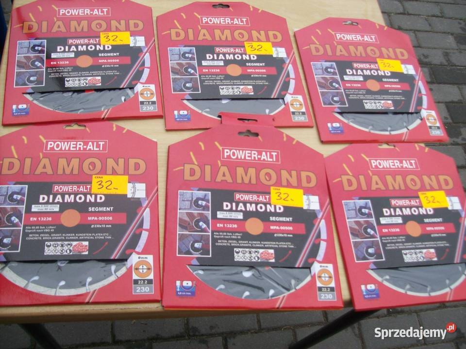 TARCZA DIAMENTOWA SEGMENT BETONU KOSTKI 230 mm Pozostałe sprzedam