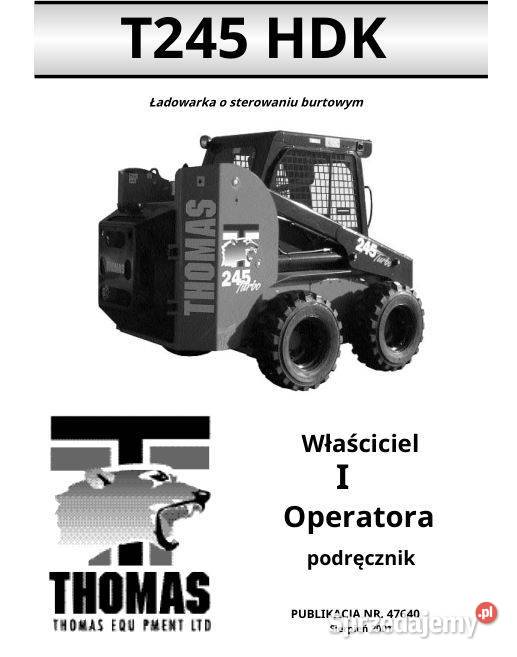 Thomas 225 243 245 2200 instrukcja naprawy i Kielce sprzedam