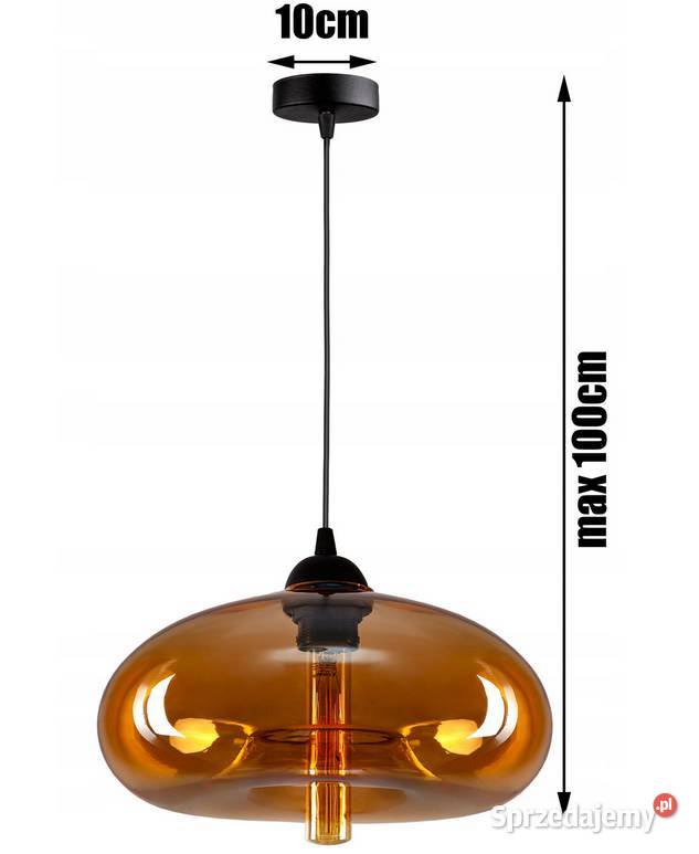 LAMPA WISZĄCA SUFITOWA ŻYRANDOL Szklana Kolory podlaskie Choroszcz