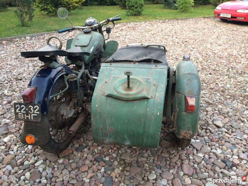 Motocykl K650 Dniepr 36KM wielkopolskie Kłecko