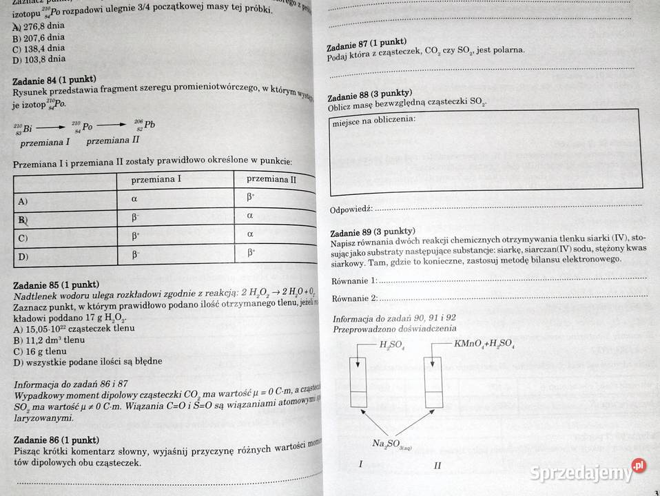 Chemia z nami zdasz Matura Romuald Hassa miękka lubelskie Chełm