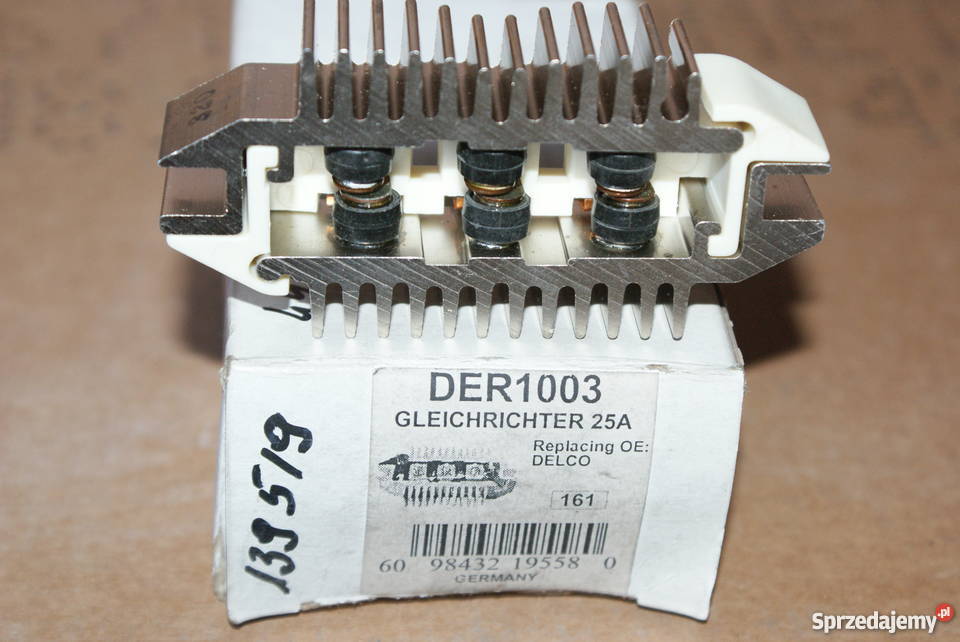 Płytka diodowa alternatora 25A diod 6 FORD DER Białobrzegi