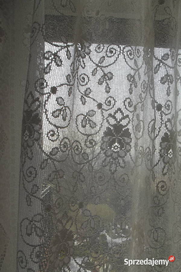 Firanka mała poliester kolor ecri sz137 wys124 śląskie