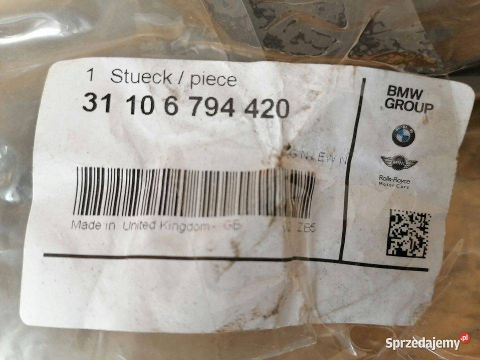 MINI COOPER UCHWYT WSPORNIKA ZDERZAK PRAWY PRZÓD osobowe Pleszew