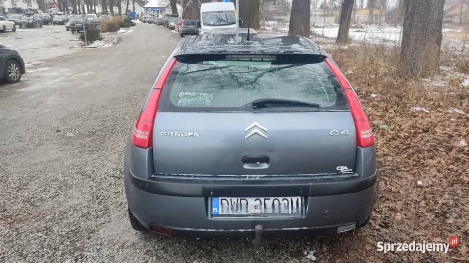 Citroen C4 16 HDi 2007r klima hak pdc Hatchback Samochody osobowe Środa Śląska
