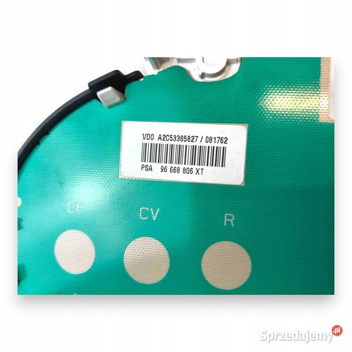 LICZNIK ZEGARY 96668806 XT Citroen C3 II 14 HDI