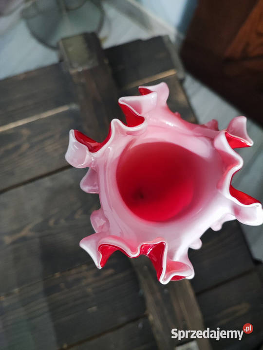 Czerwony wazon Murano