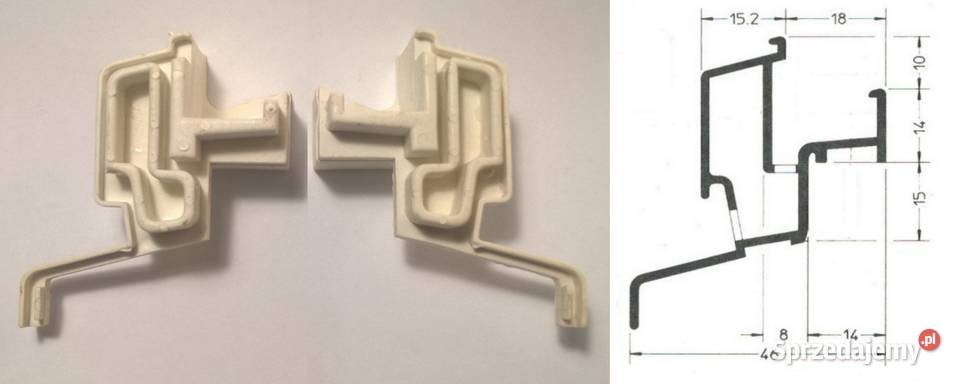 Zakończenia okapnika do okien drewnianych różne Bydgoszcz