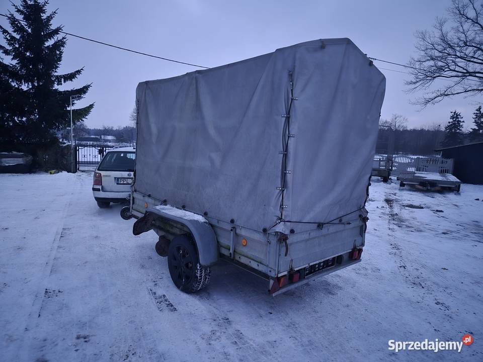 Przyczepka samochodowa Stema 3x15 z dokumentami Do samochodów osobowych Stara Kaźmierka