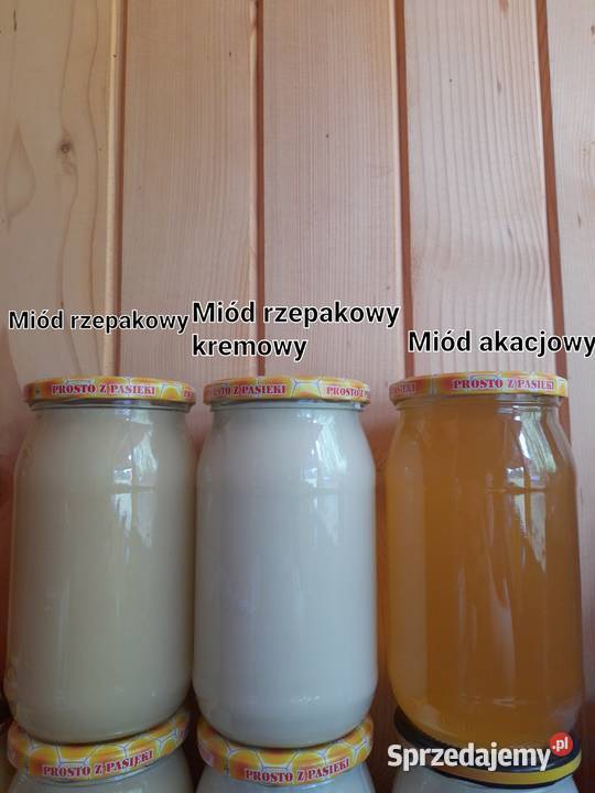 Sprzedam miody akacjowy rzepakowy rzepakowy Radzyń Podlaski