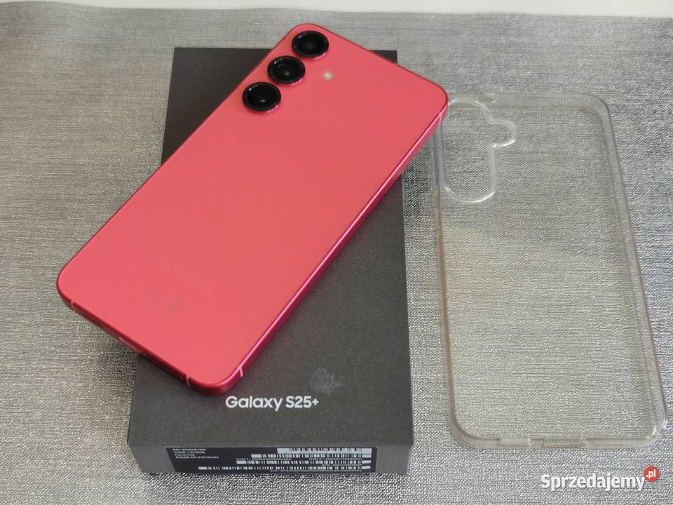 Samsung S25 12512 Coral Red nowy etuiszkło GWAR Warszawa
