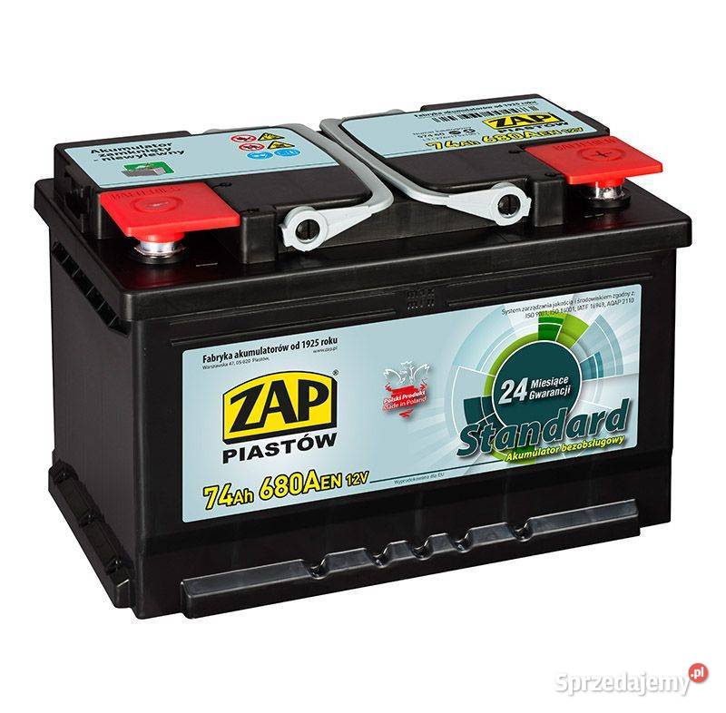 Akumulator Zap Standard 74Ah 680A Tarnów
