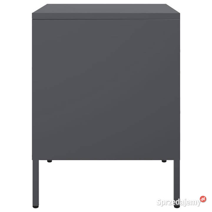 Szafka nocna antracytowa 36x39x505 stal WM842926