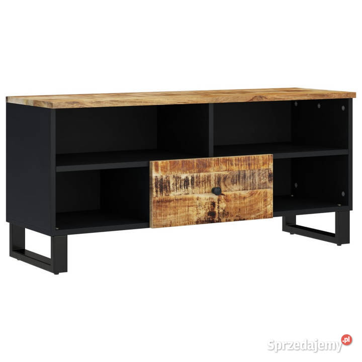 Szafka RTV 100x33x46 mango i materiał mazowieckie