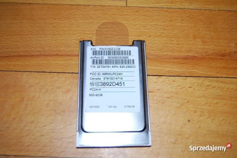 Karta apple airport wlan wifi g3g4imacibook Gdańsk