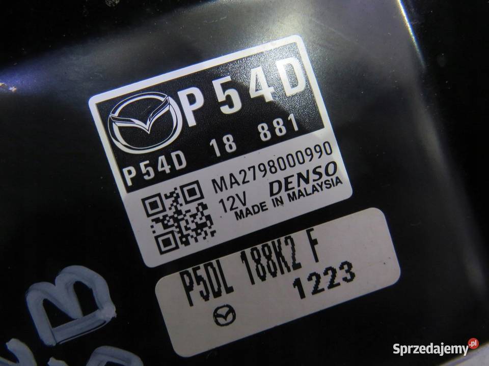 KOMPUTER STEROWNIK SILNIKA MAZDA 2 DJ P54D18881