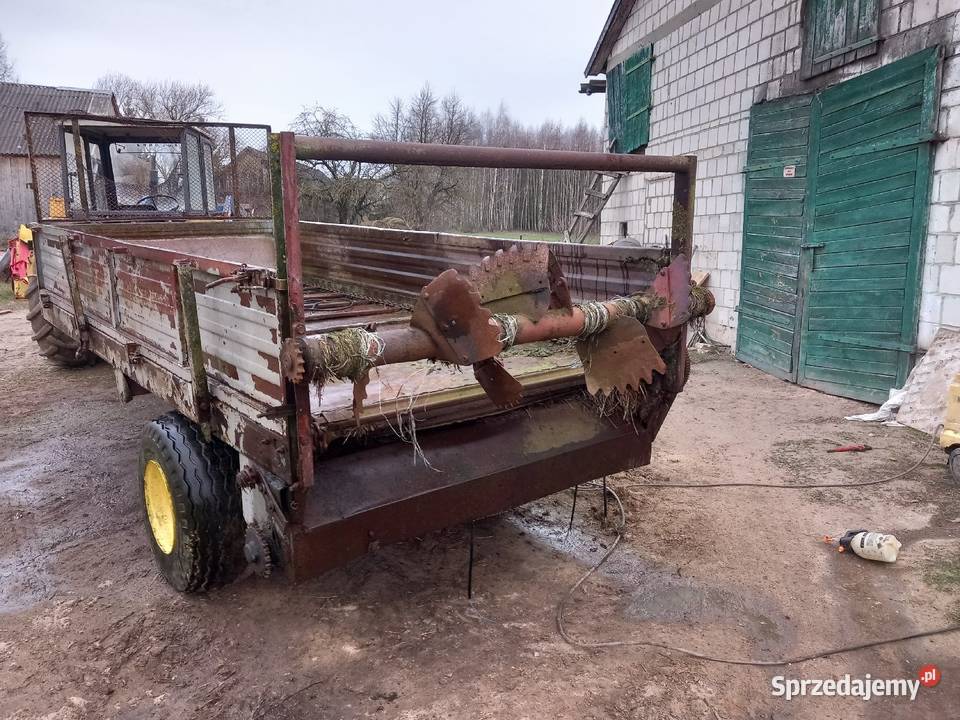 Rozrzutnik obornika 35t mazowieckie Sokołów Podlaski sprzedam