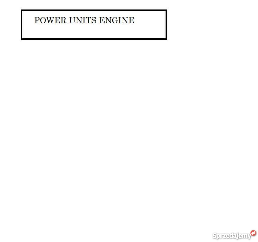 POWER UNITS P70 P85 PX100 PX140 PX170 PX190 Kielce