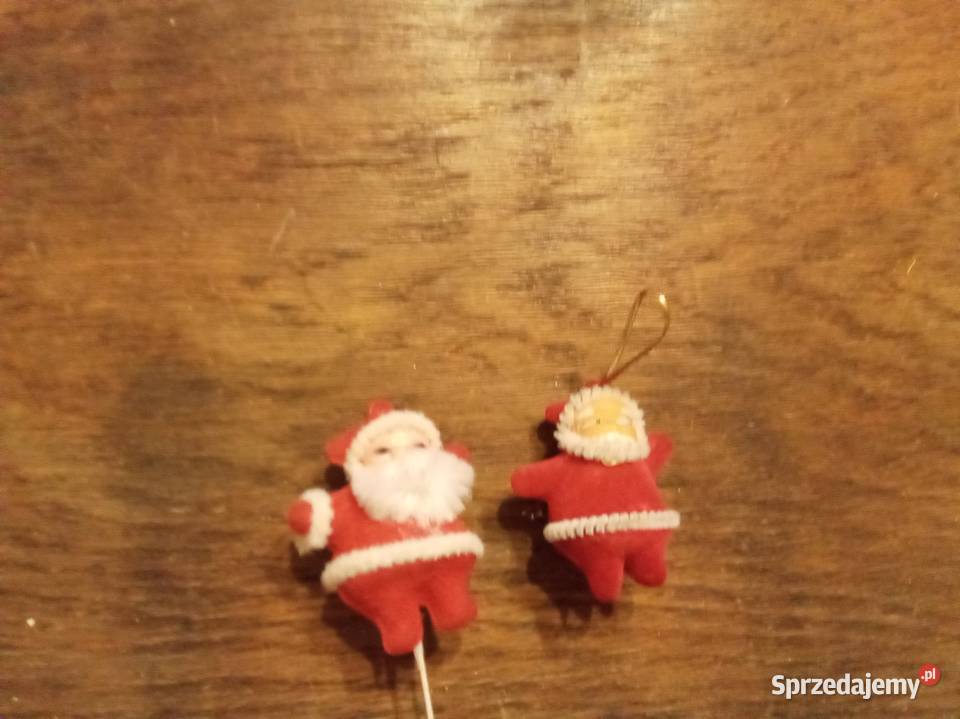 Mikołaje do zawieszenia i wbicia Vintage komplet Warszawa