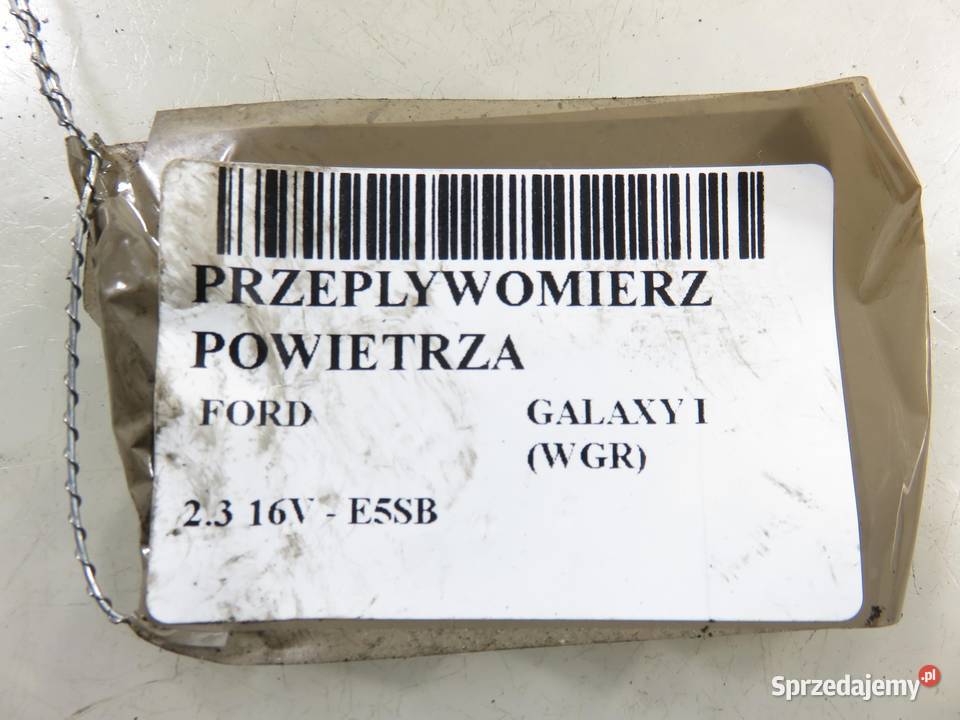 PRZEPŁYWOMIERZ FORD GALAXY I 23 16V 98AB12B579FA Przepływomierze Motoryzacja