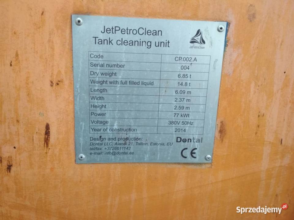 Kontenerowa myjnia do cystern JetPetroClean 2014 Stary Sącz