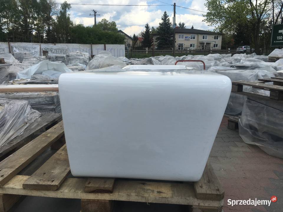 Umywalka wisząca outline biało czarna 90x48 Wykończenie Reguły sprzedam