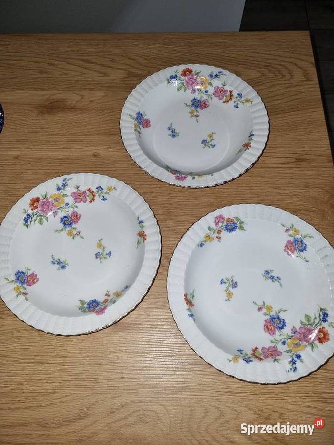 Talerze Porcelana Francuska Limoges Ceramika i szkło Ceramika i szkło Wola Podłężna