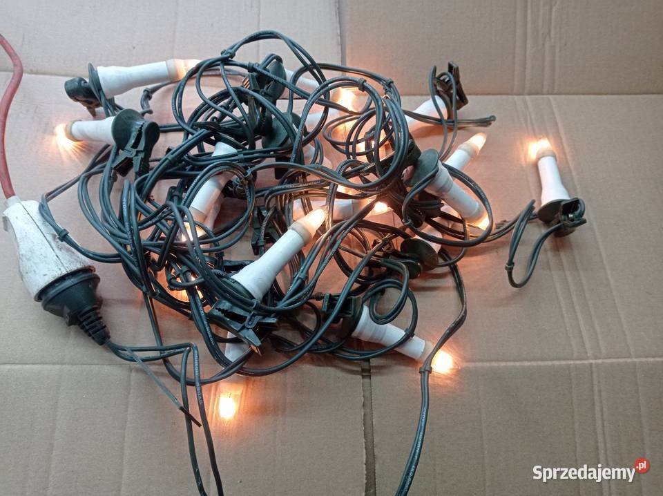 Stare lampki choinkowe Siedlce sprzedam