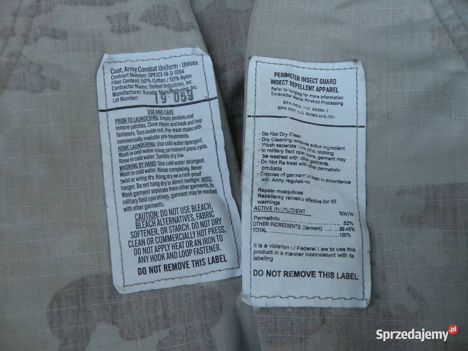 Bluza ACU multicam ocp large short ripstop 2 Wrocław