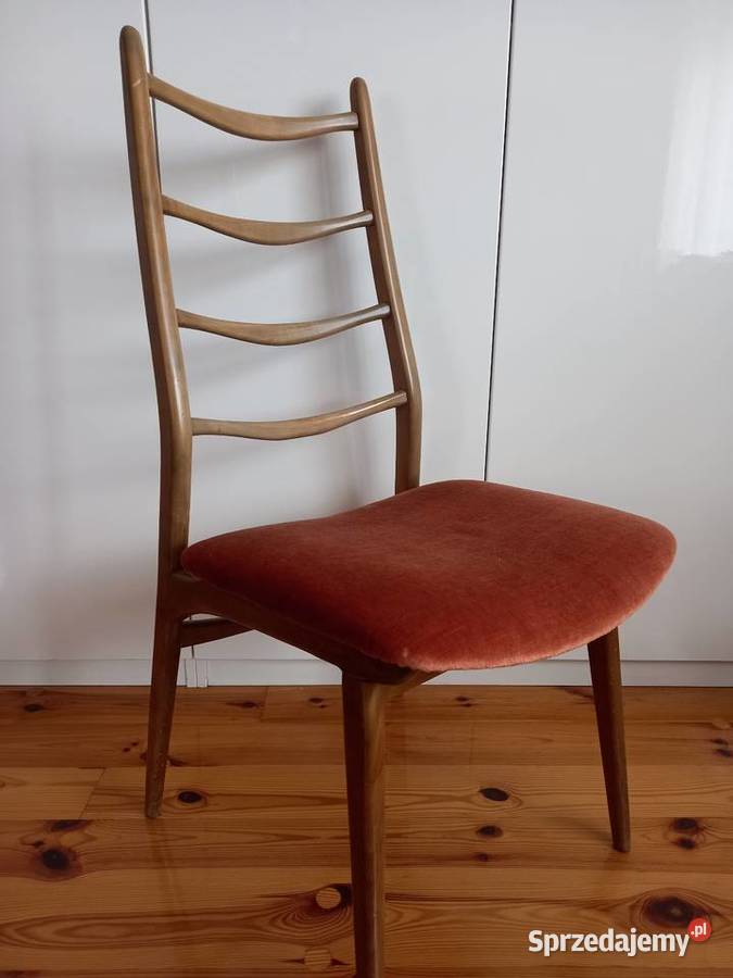 Niemieckie krzesła tekowe habeo vintage lata 60 Rawicz