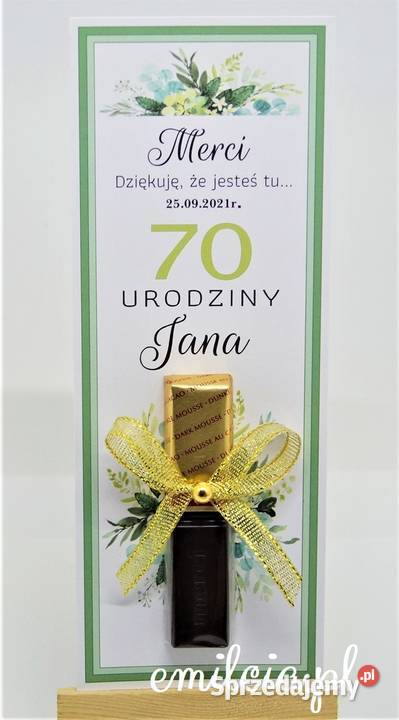 Merci jako podziękowanie gości z okazji urodzin Zielona Góra