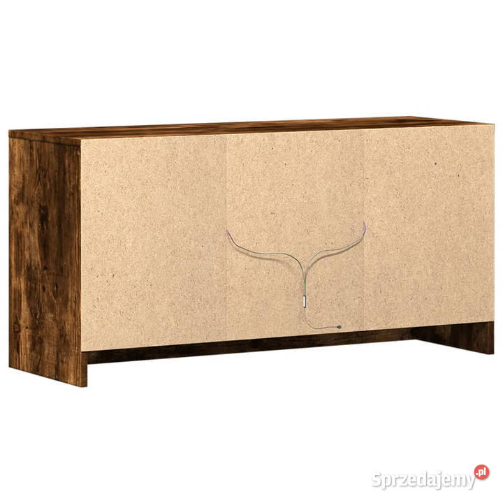Szafka pod TV z LED przydymiony dąb 100x34x50 mazowieckie
