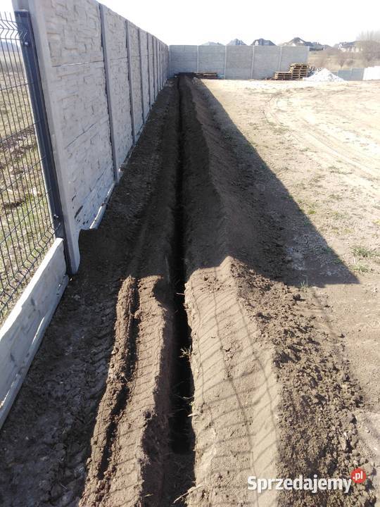 Usługi mini koparką i łańcuchową kabel gaz dreny Hrubieszów