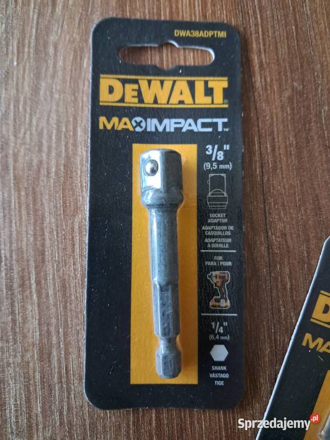 10 nowych przejściówek dewalt 14 na 38 Przejściówki świętokrzyskie Sandomierz