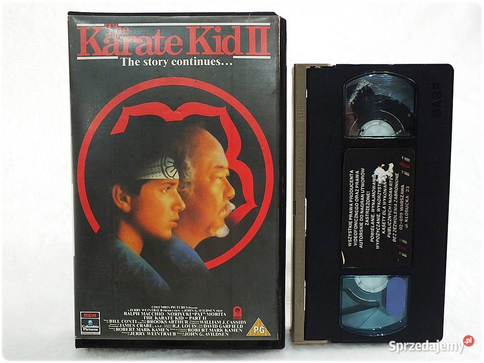 Kaseta VHS The Karate Kid 2 Film na Video akcja sprzedam