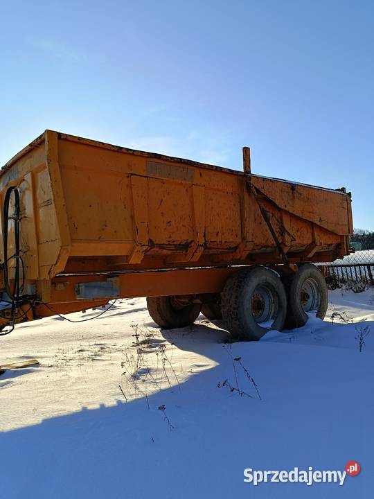 Przyczepa skorupowa rolland 12t Przyczepy rolnicze podlaskie Łomża