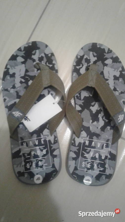 Klapki męskie Japonki 4F 41 nowe moro podlaskie Białystok